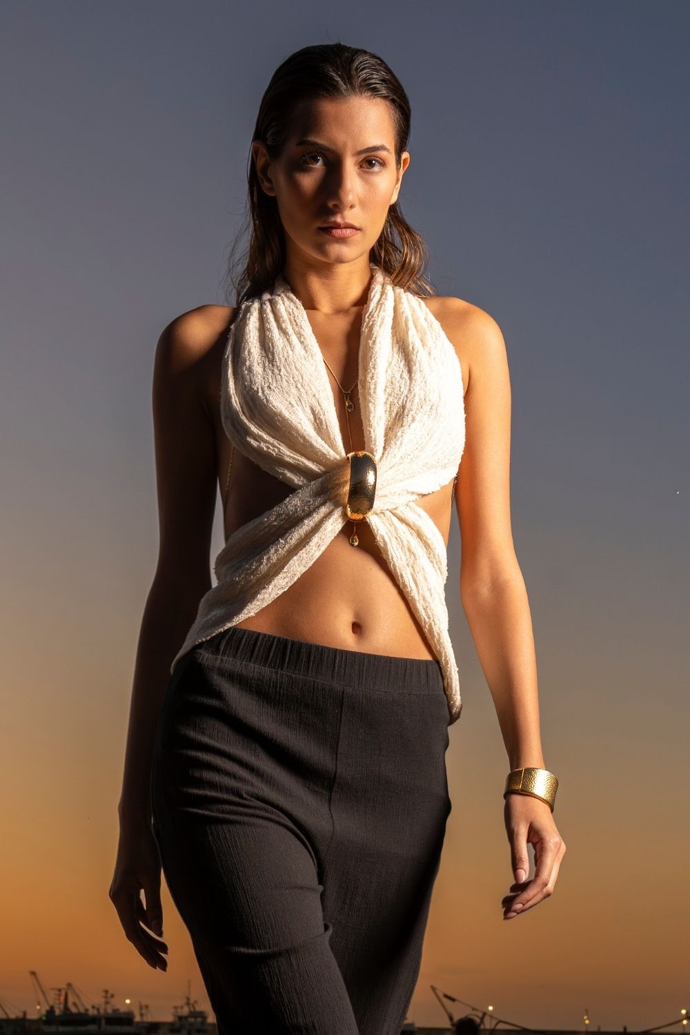 MARIN BUTTERFLY & SUNRISE GATHER PANTS SET
