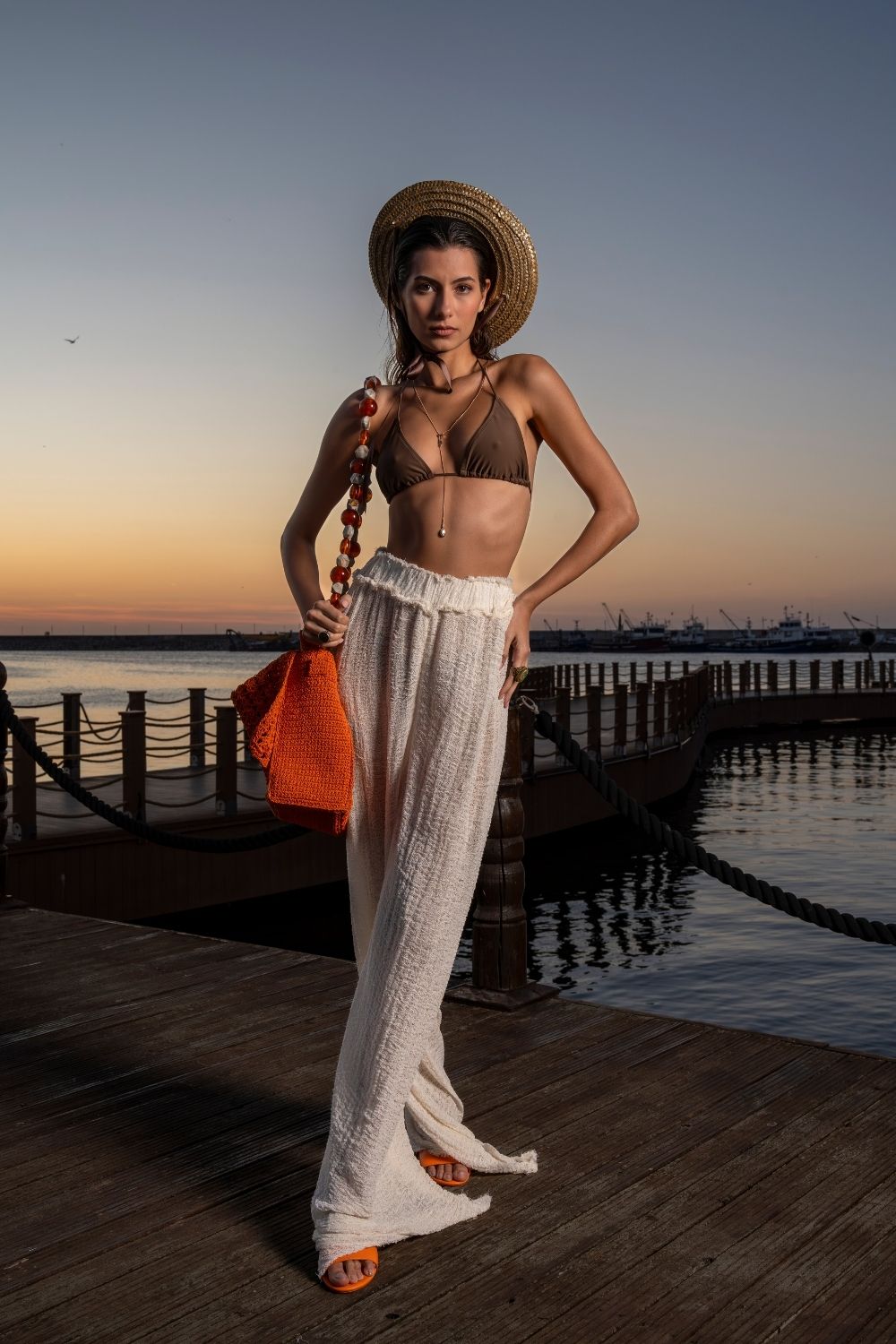 MARIN BUTTERFLY & SUNRISE GATHER PANTS SET