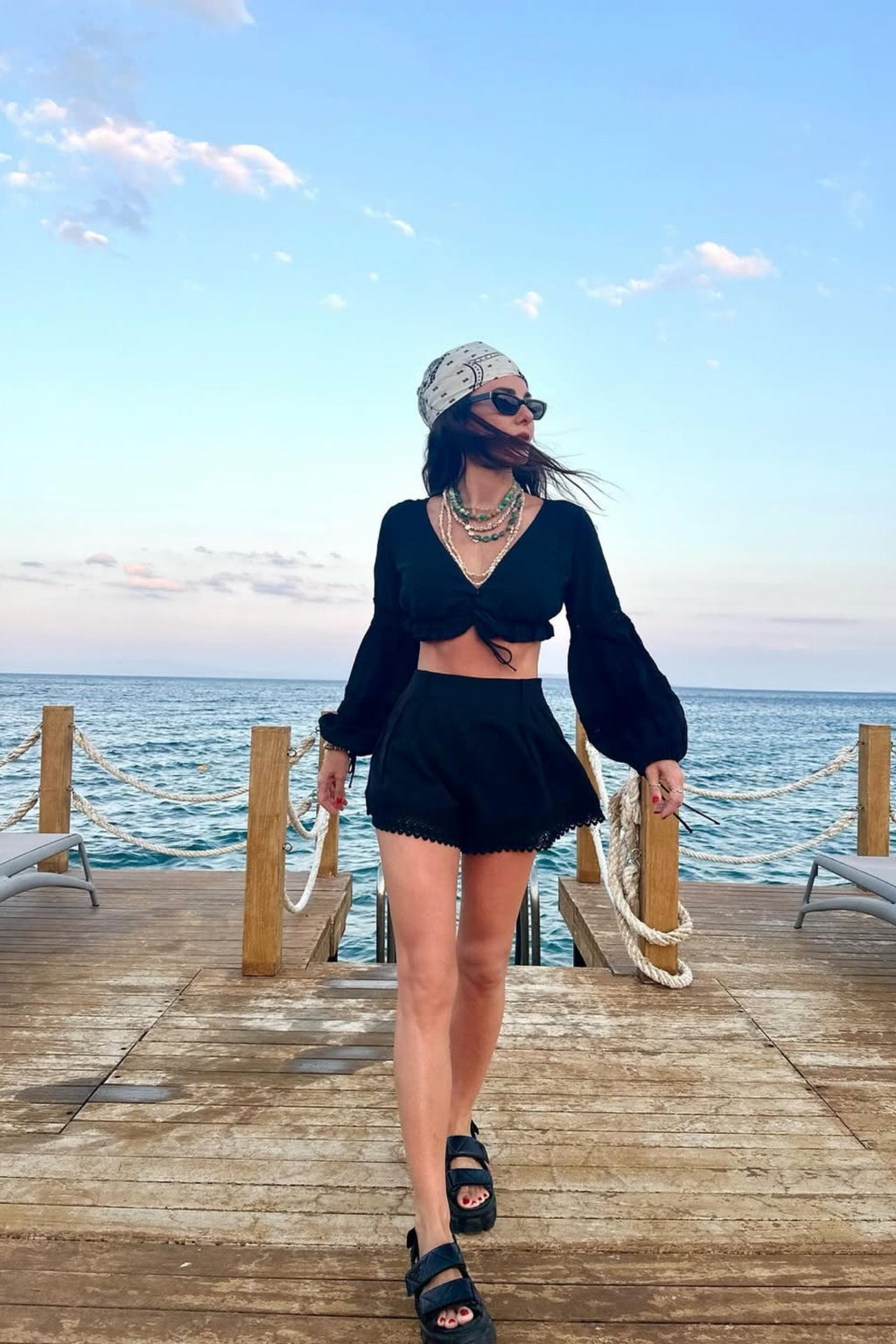 TWILLY TOP & SHORTS SET