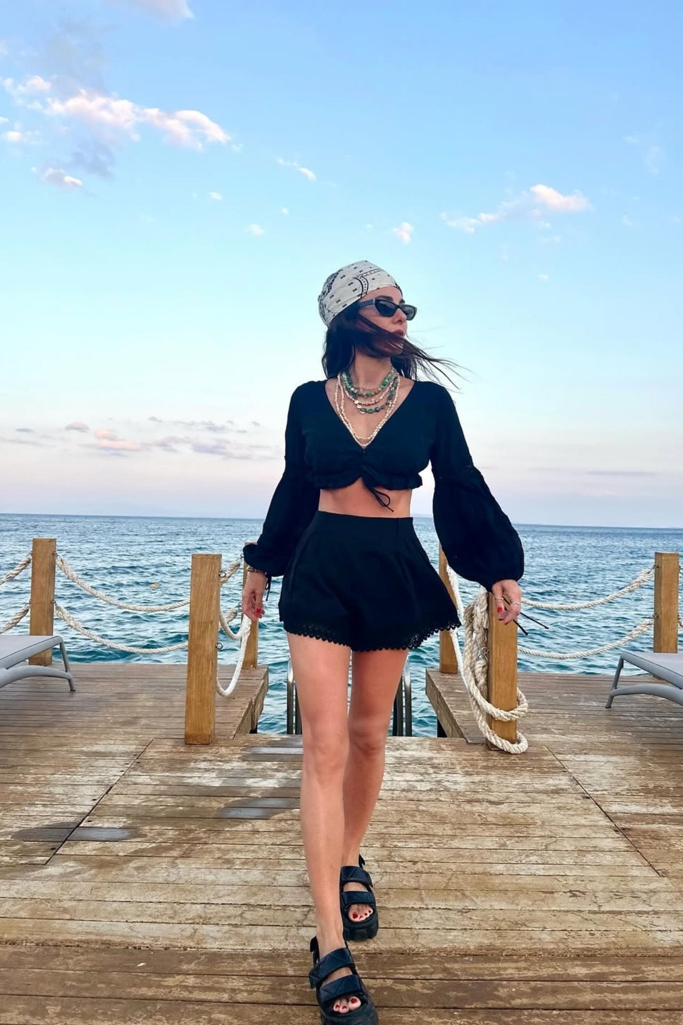 TWILLY TOP & SHORTS SET