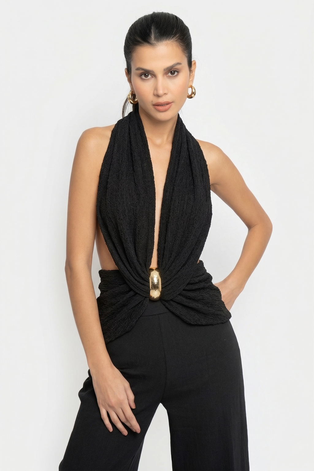 BLACK MARIN BUTTERFLY TOP