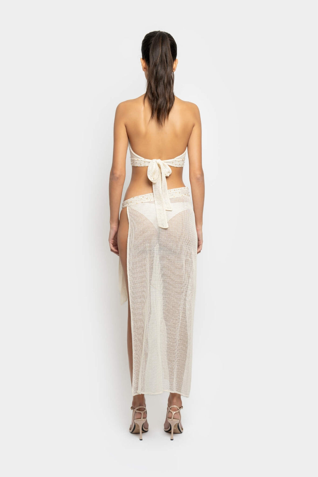 WHITE ROSE SKIRT