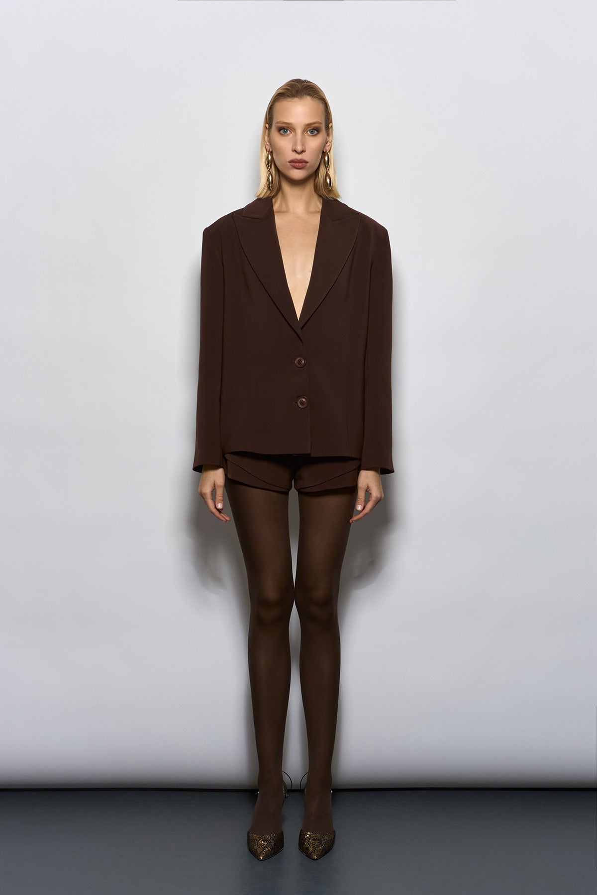 KAHVERENGİ BLAZER CEKET