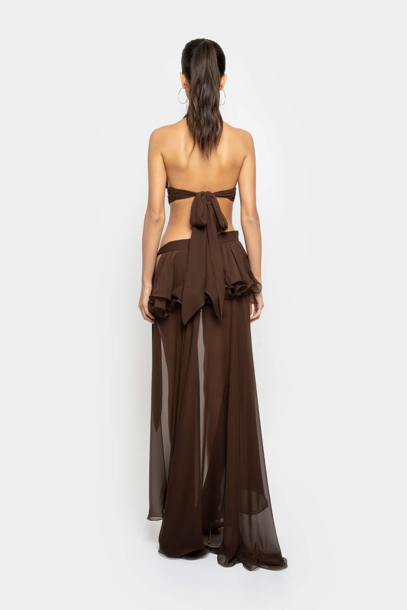 MARYLN SKIRT IN BROWN