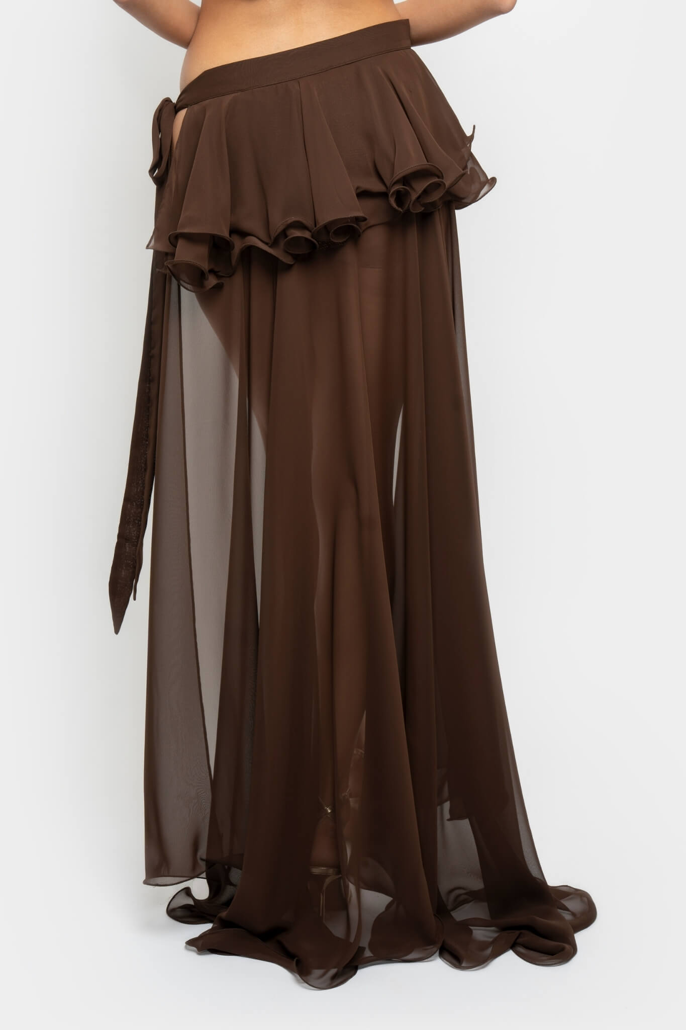 MARYLN SKIRT IN BROWN