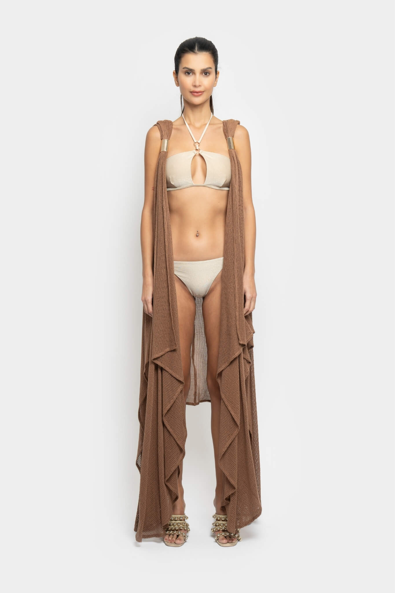 PURE KIMONO IN BROWN